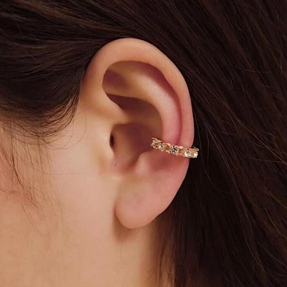 🔴𝟭𝟬/$𝟮𝟱🔴NEW Rhinestone Wrap Earring - Picture 9 of 12